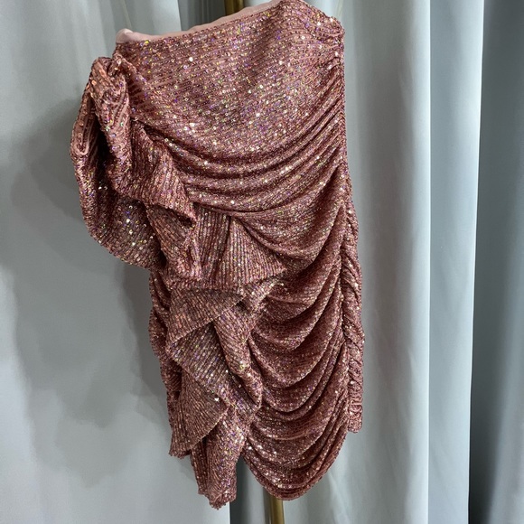 House of CB Dresses House Of Cb Grace Rose Gold Sequin Dress Poshmark